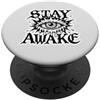 gothic eye graphic tee Grafica Stay Awake Gothic Eye Lightning PopSockets PopGrip Adesivo
