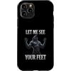 Funny Stupid Wolves Meme Custodia per iPhone 11 Pro Fammi vedere i tuoi piedi Meme ironico di Alpha Wolf