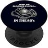 Sarcastic Gen X Humor Gag Gift Old Schoo Retro Rotary Phone Humor Come abbiamo bloccato le persone negli anni80 PopSockets PopGrip Adesivo