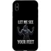 Funny Stupid Wolves Meme Custodia per iPhone XS Max Fammi vedere i tuoi piedi Meme ironico di Alpha Wolf