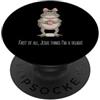 God's World Prima di tutto Gesù pensa che io sia un delizioso rospo cristiano carino PopSockets PopGrip Adesivo