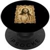 Holy Art Gesù Cristo Vintage Pergamena Stile Devozionale Icona Art PopSockets PopGrip Adesivo