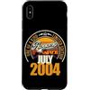 Jahrgang 2004 22. Geburtstag Awesome Custodia per iPhone XS Max Grande da luglio 2004 22° compleanno frase 22 anni