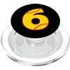 Leggende dello sport Numero di softball n. 6 PopSockets PopGrip per MagSafe