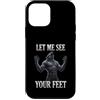 Funny Stupid Wolves Meme Custodia per iPhone 12 mini Fammi vedere i tuoi piedi Meme ironico di Alpha Wolf