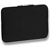 PEDEA Custodia Laptop - Borsa in Neoprene per Computer Portatile da 15 Pollici - Protezione Laptop Nera - Custodia Sottile e sicura in Neoprene - Borsa Protettiva per pc - Idrorepellente