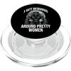 Timido Introverso Ansioso Impacciato Sin I Get Nervous Around Pretty Women PopSockets PopGrip per MagSafe