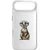 Timowo Studio Custodia per iPhone Air Ritratto Astratto di Suricato
