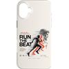 Beats Per Mile Club Custodia per iPhone 16 Plus Christian Runner Faith Music 1 Cor 9:24 Run The Beat