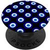 designsanddesigns Charm Gifts Amuleto bianco blu talismano Nazar Turchia Malocchio PopSockets PopGrip Adesivo