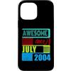 Awesome since 2004 Geburtstagsspruch Jul Custodia per iPhone 13 Pro Max 22 Anni Vintage 2004 nato Luglio Fantastico da