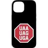 Molecular Biologist Genetics Science Hum Custodia per iPhone 15 Detto divertente UAA UAG UGA Stop Codon Biology