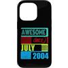 Awesome since 2004 Geburtstagsspruch Jul Custodia per iPhone 13 Pro 22 Anni Vintage 2004 nato Luglio Fantastico da