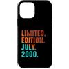July 2000 Retro Vintage Year 2000 Gift Custodia per iPhone 12 mini Edizione Limitata Luglio 2000 Compleanno