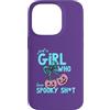 Spooky Girls Pumpkin Co Custodia per iPhone 14 Pro Divertente ragazza che ama lo spaventoso fiocco a forma di zucca per Halloween