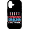 Novelty July 4th Tees Custodia per iPhone 17 Direttore dei fuochi d'artificio I Run You Run