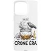 Maglietta Goth Stregoneria Mistica Wicca Custodia per iPhone 15 Pro Max T-shirt In My Crone Era Crown Dark Cauldron Goth Witchy