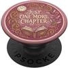 Cute Boho Librarian Bookish Phone Access Just One More Chapter Bookish Reading Pink Book Lover PopSockets PopGrip Adesivo