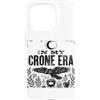 Maglietta Goth Stregoneria Mistica Wicca Custodia per iPhone 15 Pro T-shirt In My Crone Era Crown Dark Cauldron Goth Witchy
