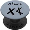 Bible Verse Shirts Yeshua Aleph Tav Gesù Primo Ultimo in Ebraico Paleo (nero) PopSockets PopGrip Adesivo