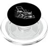 Lawn Mowing Grass Cutting Crew Tosaerba Devil PopSockets PopGrip per MagSafe