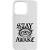 gothic eye graphic tee Custodia per iPhone 15 Pro Max Grafica Stay Awake Gothic Eye Lightning