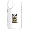 Timowo Studio Custodia per iPhone 17 Ritratto Astratto di Porcellino d'India