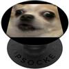 Cute Dog Meme Humor Graphics (Chihuahua) Divertente Chihuahua Viso Sfocato Foto Cane Meme PopSockets PopGrip Adesivo