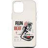 Beats Per Mile Club Custodia per iPhone 12/12 Pro Corri per battere Christian Runner Fede Musica Gesù Croce