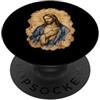 Holy Art Sacro Gesù Cristo Cuore Pergamena Stile Icona Cristiana Arte PopSockets PopGrip Adesivo