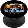 Theater Tech Humor Gifts Agisci nell'umorismo del teatro oscuro PopSockets PopGrip Adesivo