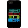 Awesome since 2004 Geburtstagsspruch Jul Custodia per iPhone SE (2020) / 7/8 22 Anni Vintage 2004 nato Luglio Fantastico da