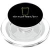 programming code PC computer nerd Langua Lingua di programmazione grande Caffè PopSockets PopGrip per MagSafe