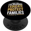Licensed Broker Vintage Occupation Humor Divertente agente di assicurazione sulla vita dicendo educare PopSockets PopGrip Adesivo