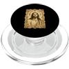 Holy Art Gesù Cristo Vintage Pergamena Stile Devozionale Icona Art PopSockets PopGrip per MagSafe