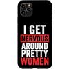 Timido Introverso Ansioso Impacciato Sin Custodia per iPhone 11 Pro Max I Get Nervous Around Pretty Women