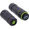 Inline Cavo USB A, IP68, impermeabile, schermato, da USB A a femmina, 5 Gb/s di dati e 5 V/2 A, prolunga USB per esterni e tecnologia, 69927P