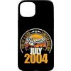 Jahrgang 2004 22. Geburtstag Awesome Custodia per iPhone 15 Plus Grande da luglio 2004 22° compleanno frase 22 anni
