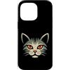 Cat Lover Gift Custodia per iPhone 14 Pro Max Mystic Cat Face Orange Eyes Feline Lover