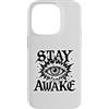 gothic eye graphic tee Custodia per iPhone 14 Pro Grafica Stay Awake Gothic Eye Lightning