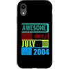Awesome since 2004 Geburtstagsspruch Jul Custodia per iPhone XR 22 Anni Vintage 2004 nato Luglio Fantastico da