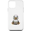 Timowo Studio Custodia per iPhone 12 mini Ritratto Astratto di Pulcinella Mare