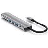 CRYPTON Hub USB C 8 in 1, adattatore USB C Hub HDMI Ethernet, 3 x USB 3.0, lettore di schede SD/Micro SD, potenza erogata per MacBook Pro, iMac, Dell XPS, ChromeBook con USB C