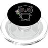 panda China animal zoo bear Himalayan ba Panda con Fiore PopSockets PopGrip per MagSafe