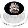 Jimbeels Snooze Level Critical Notte PopSockets PopGrip per MagSafe