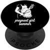 Funny Pregnancy Announcement Summer Gift Estate ragazza incinta - Annuncio di gravidanza PopSockets PopGrip Adesivo
