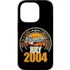 Jahrgang 2004 22. Geburtstag Awesome Custodia per iPhone 14 Pro Grande da luglio 2004 22° compleanno frase 22 anni