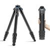 SIRUI 120cm Treppiede Carbonio da Viaggio AM-284, Treppiede Fotocamera con Gambe a 4 Sezioni, Compatto Cavalletto Fotografico per Videocamera, DSLR, Professional Stabile Treppiedi, Carico Massimo 15KG