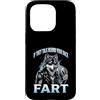 Alpha Wolf Meme Oddly Specific Custodia per iPhone 15 Pro Se parlano alle tue spalle Fart Alpha Wolf Meme