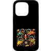 Rottweiler Astronaut Space Dogs Mid Cent Custodia per iPhone 15 Pro Rottweiler Astronauta Space Dogs Mid Century Retro